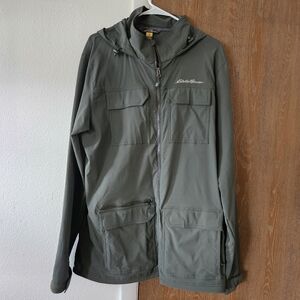 Eddie Bauer size TL green jacket